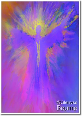 Angel of Expansion and Courage painting
