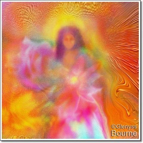 Angel of New Growth painting
